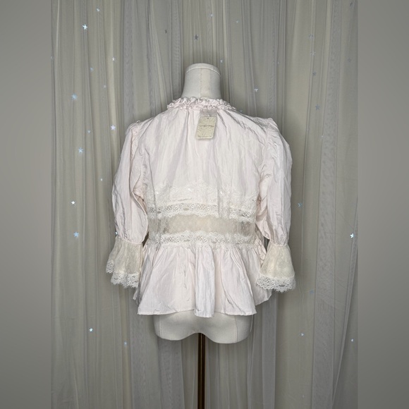 New Free People Forever Young Bed Jacket White Alyssum - Picture 3 of 6